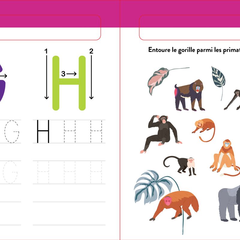 J'apprends et j'écris : Les lettres de A à Z