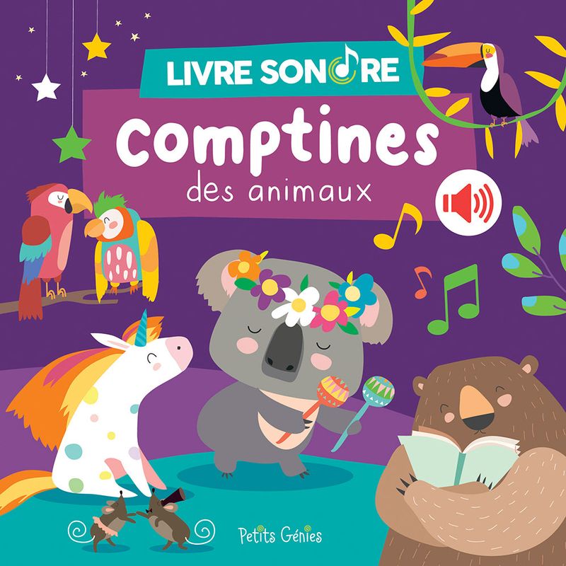 Livre sonore : Comptines des animaux