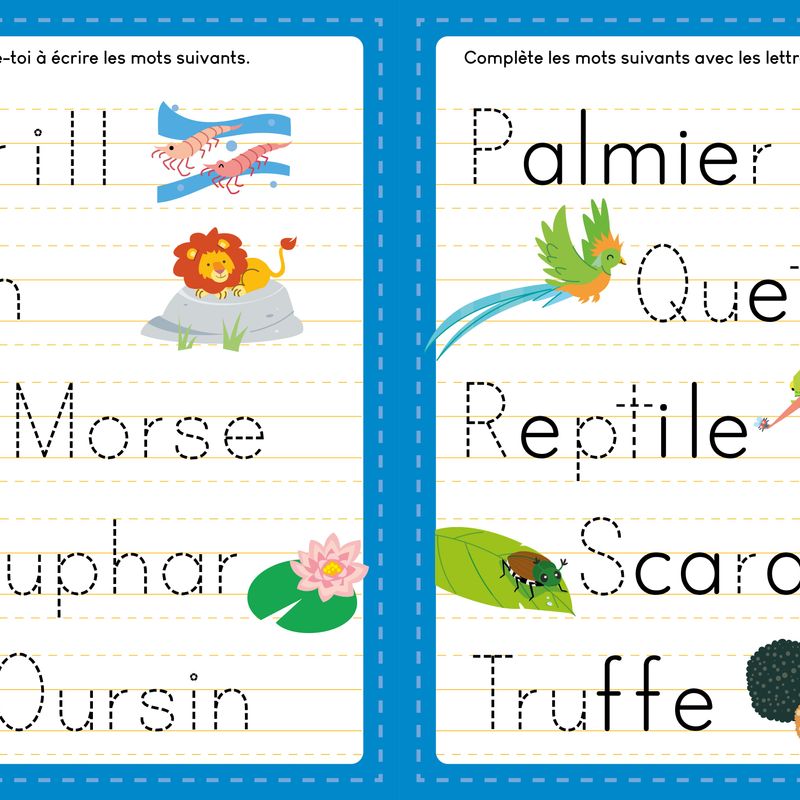 Trace et efface : En route vers la maternelle