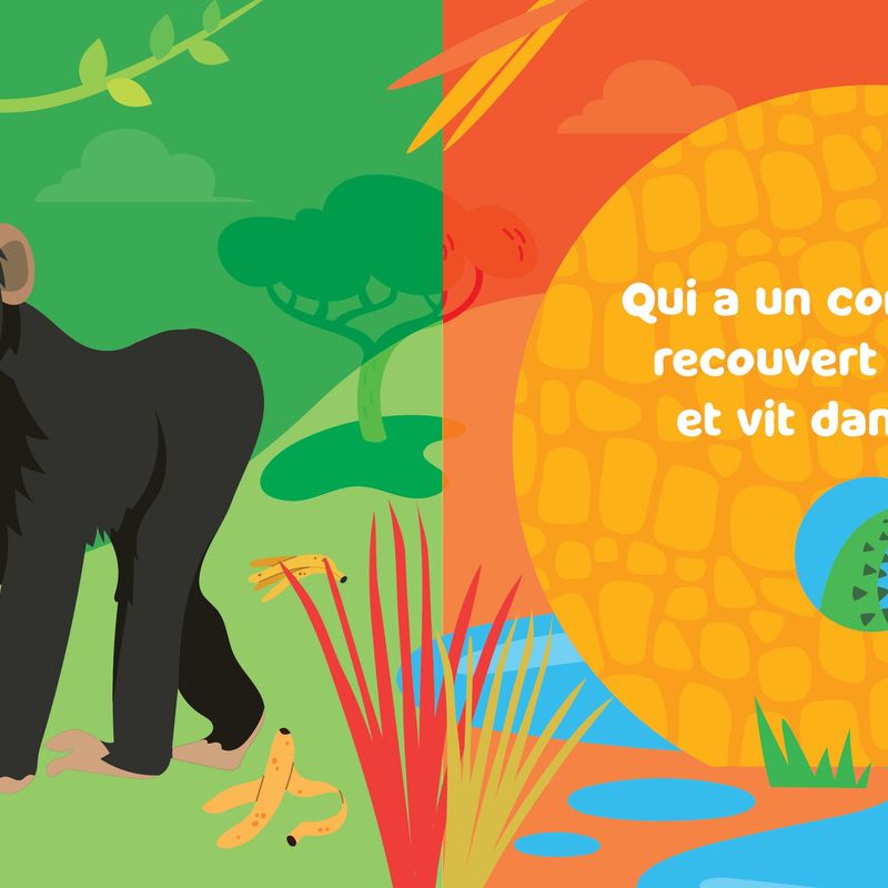 Soulève et écoute les animaux de la savane