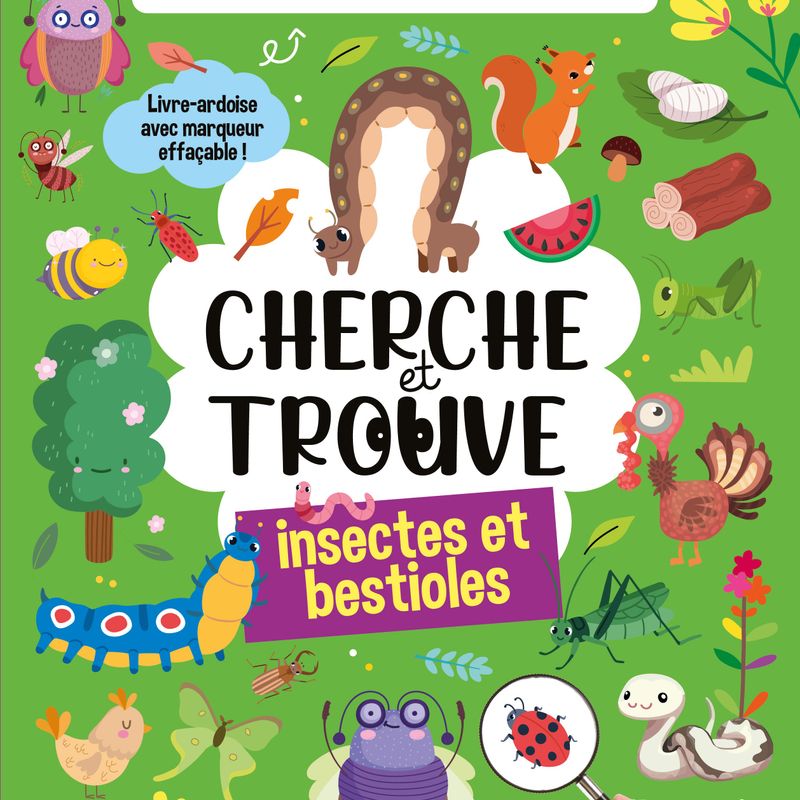 Cherche et trouve les insectes et les bestioles