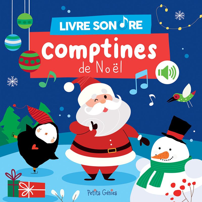 Livre sonore : Comptines de Noël