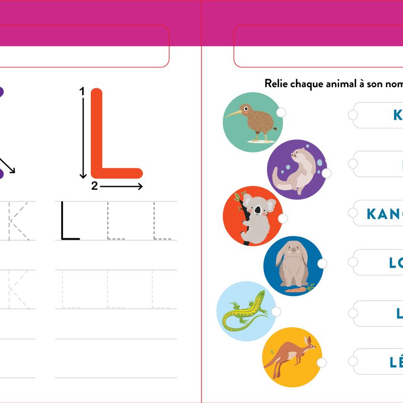 J'apprends et j'écris : Les lettres de A à Z