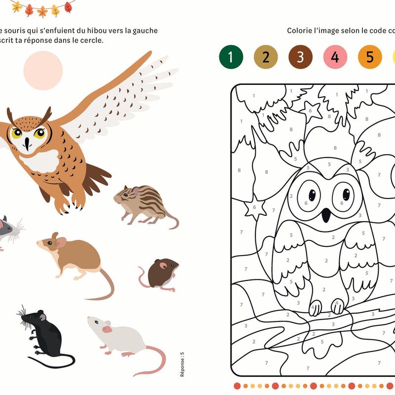 Jeux et coloriages d'automne