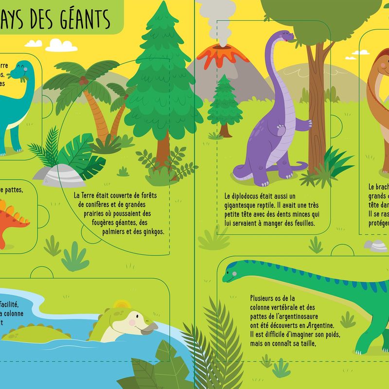 Soulève et découvre : Au temps des dinosaures