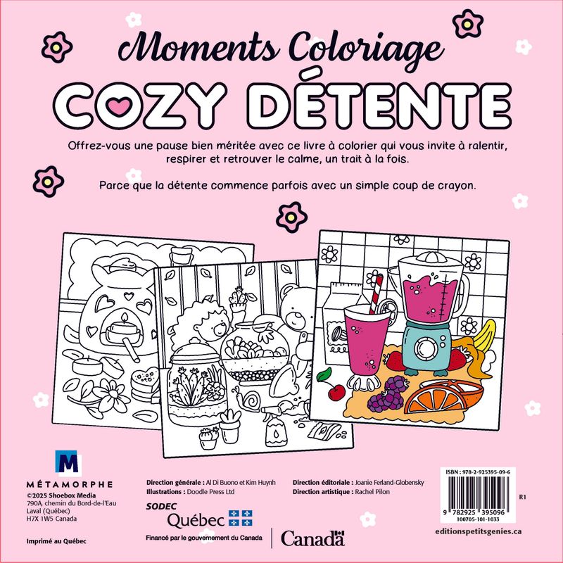 Moments coloriages : Cozy Détente