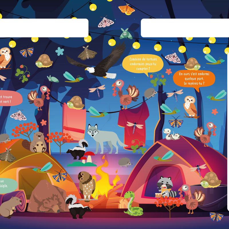 Cherche et trouve les insectes et les bestioles