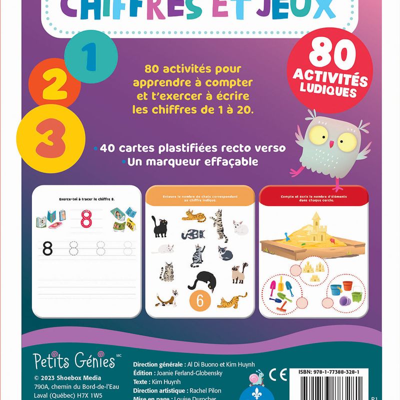 Mes cartes Chiffres et jeux