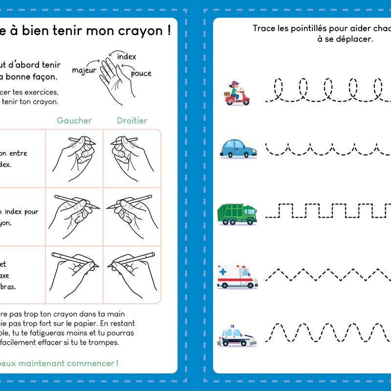 Trace et efface : En route vers la maternelle