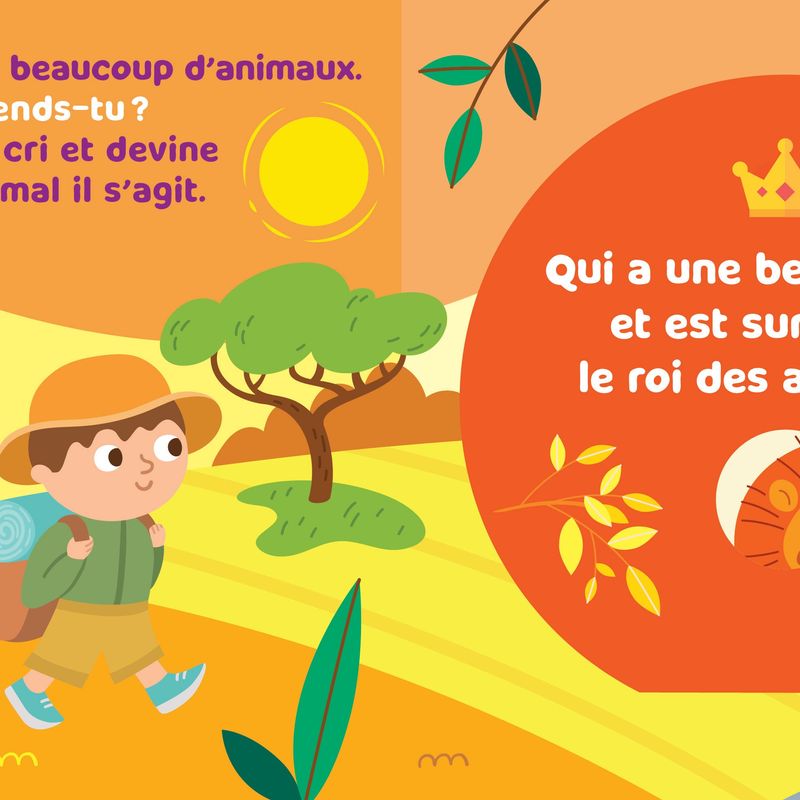 Soulève et écoute les animaux de la savane