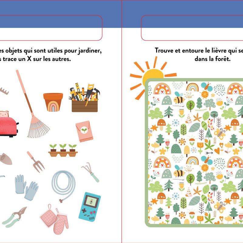 J'apprends et j'écris : Jeux d'observation