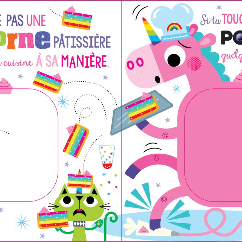 Ne touche pas une licorne qui fait POP!