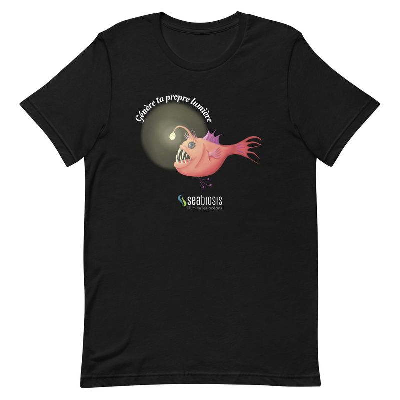 T-shirt unisexe Baudroie - Noir, XL