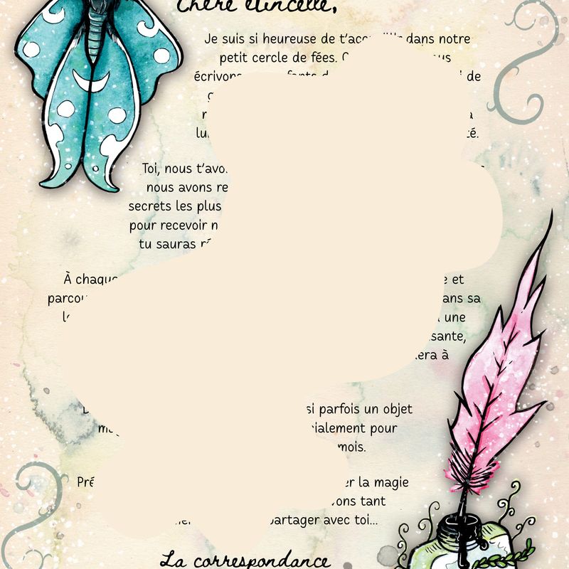 NOUVEAU - Le Courrier des Petites Fées - Une Correspondance Mensuelle Enchantée