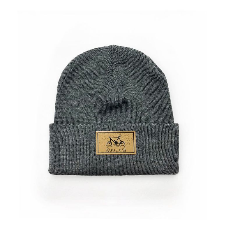 Tuque Patch Vélo en cuirette