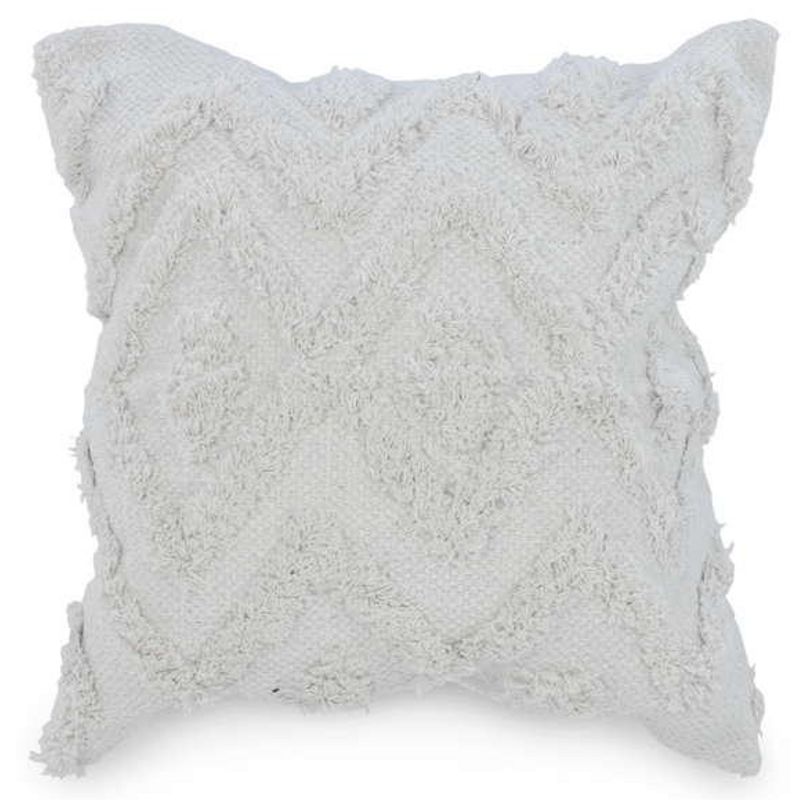 Coussin Blanc Motif