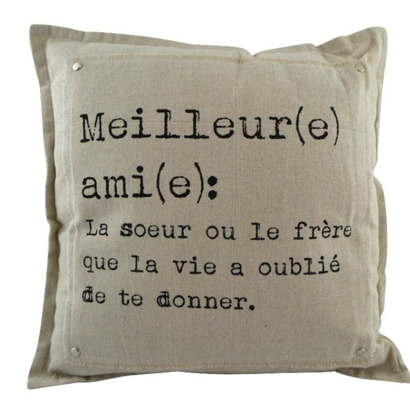 Coussin Meilleur Ami