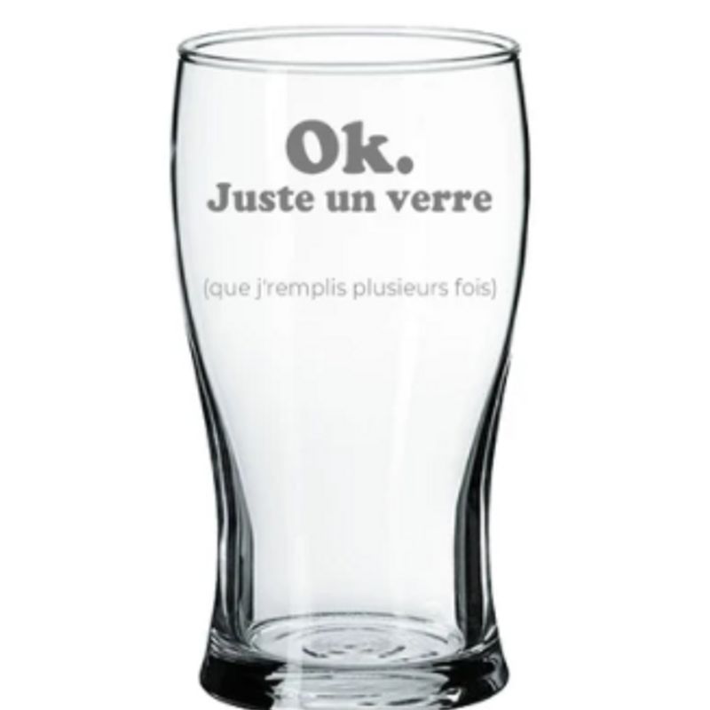 Verre À Bière ''Juste Un Verre''