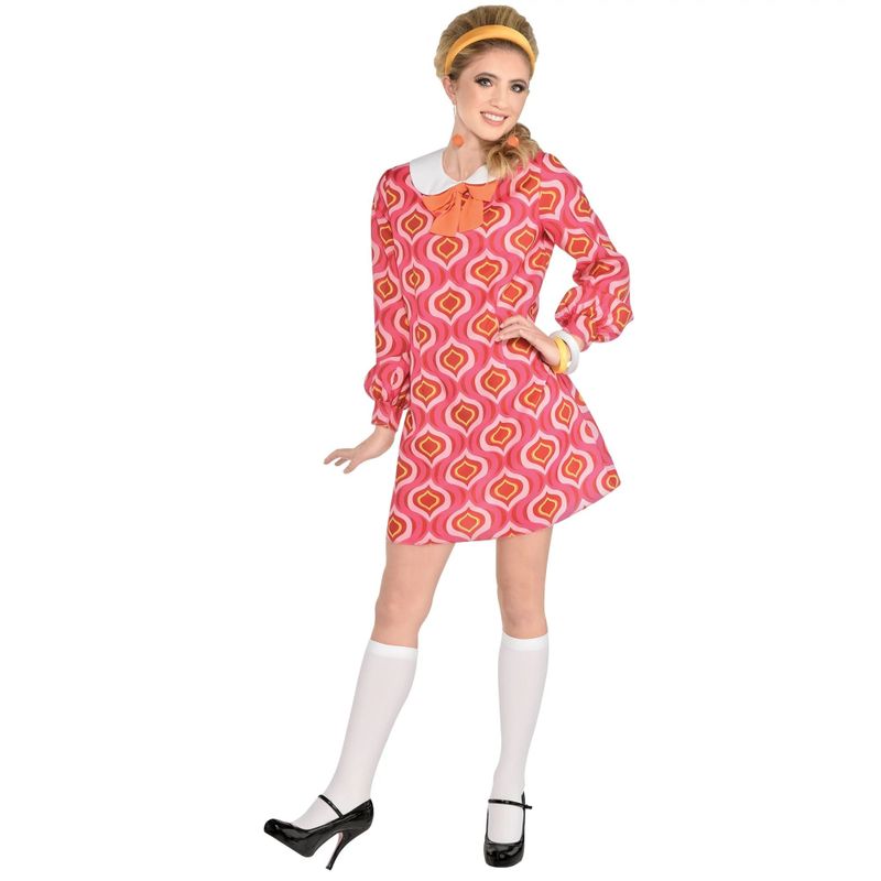 Costume robe ann e 70 Femme Le bon panier