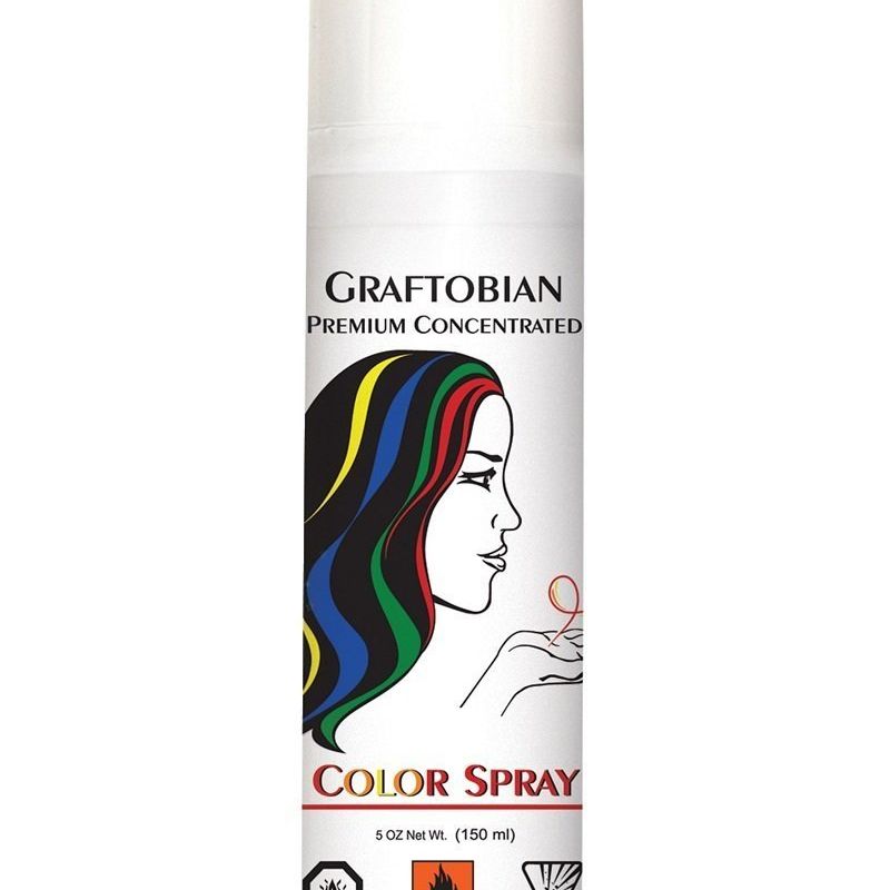 Laque à cheveux professionnel Graftobian - Blanc (150ml)