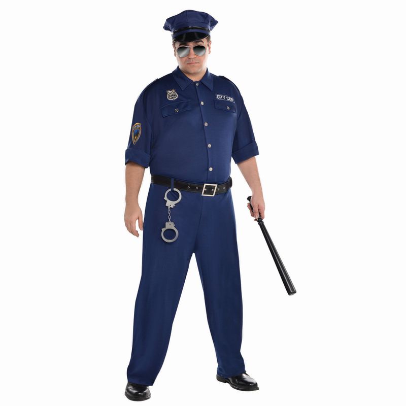 Costume de policier - Homme (taille plus)