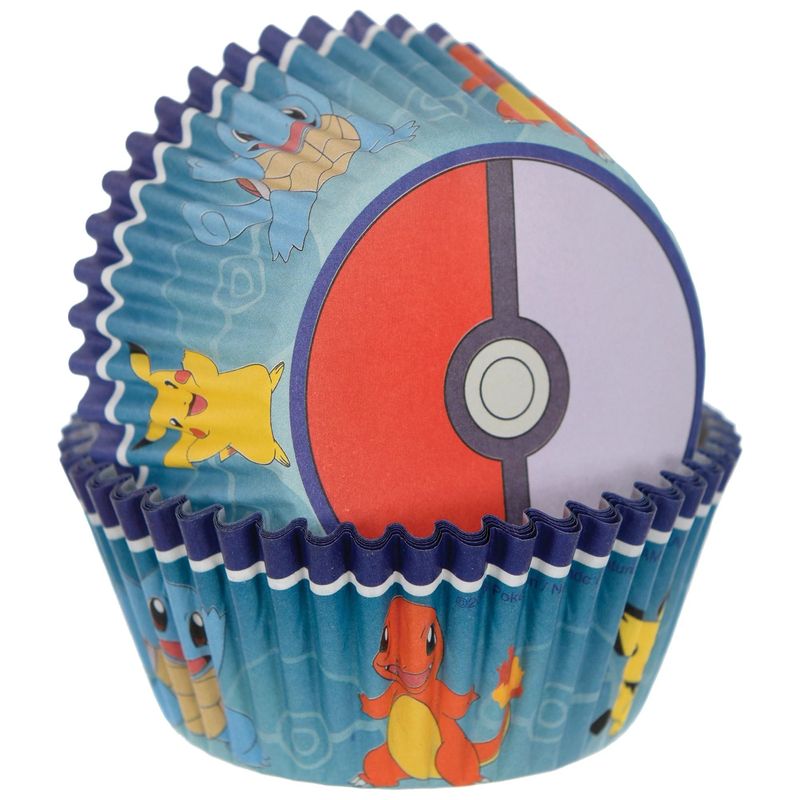 Moules en papier pour cupcake - Pokémon (48/pqt)