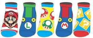 5 paires de bas - Marios bros