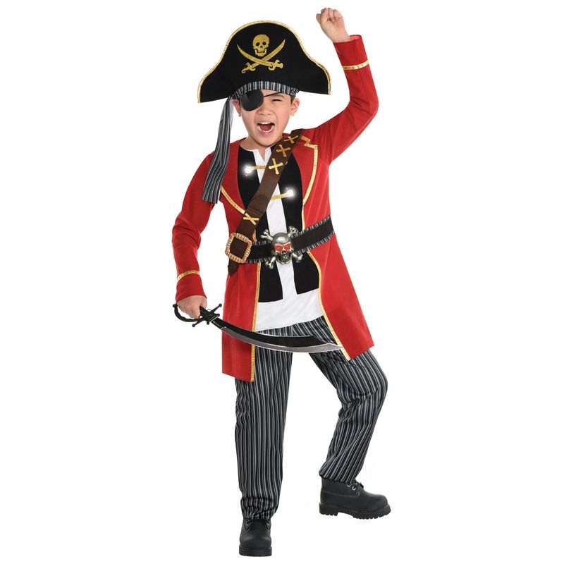 Costume - Capitaine Pirate de la Crypte Lumineux - Enfant