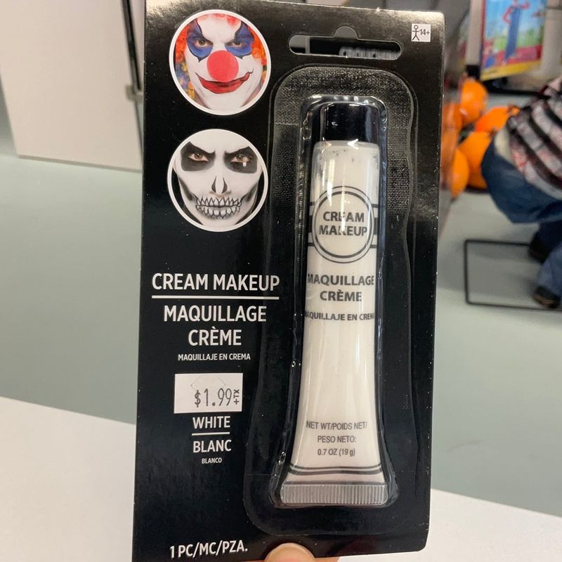 Tube de maquillage en crème - Blanc