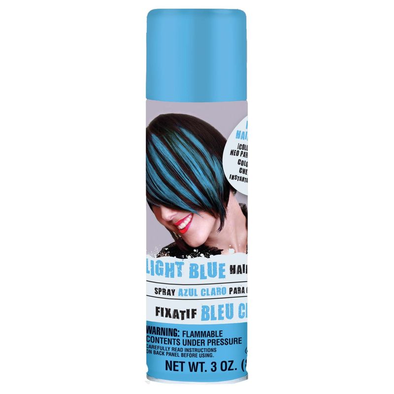 Laque pour cheveux (fixatif) - Bleu pâle
