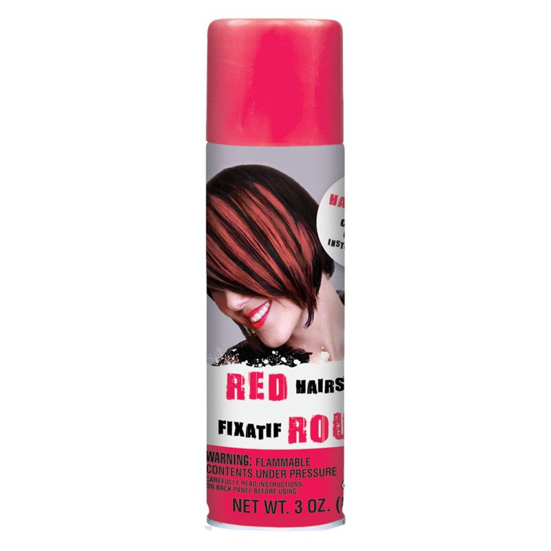 Laque pour cheveux (fixatif) - Rouge