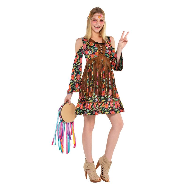 Costume le pouvoir des fleurs Hippie - Femme