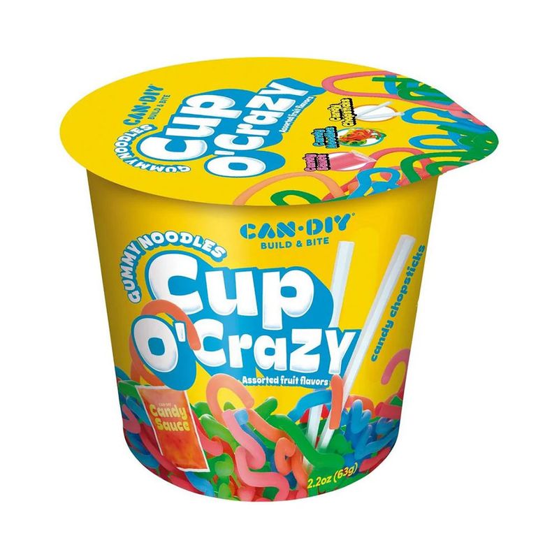 Cup O'Crazy Gummi Noodles candy