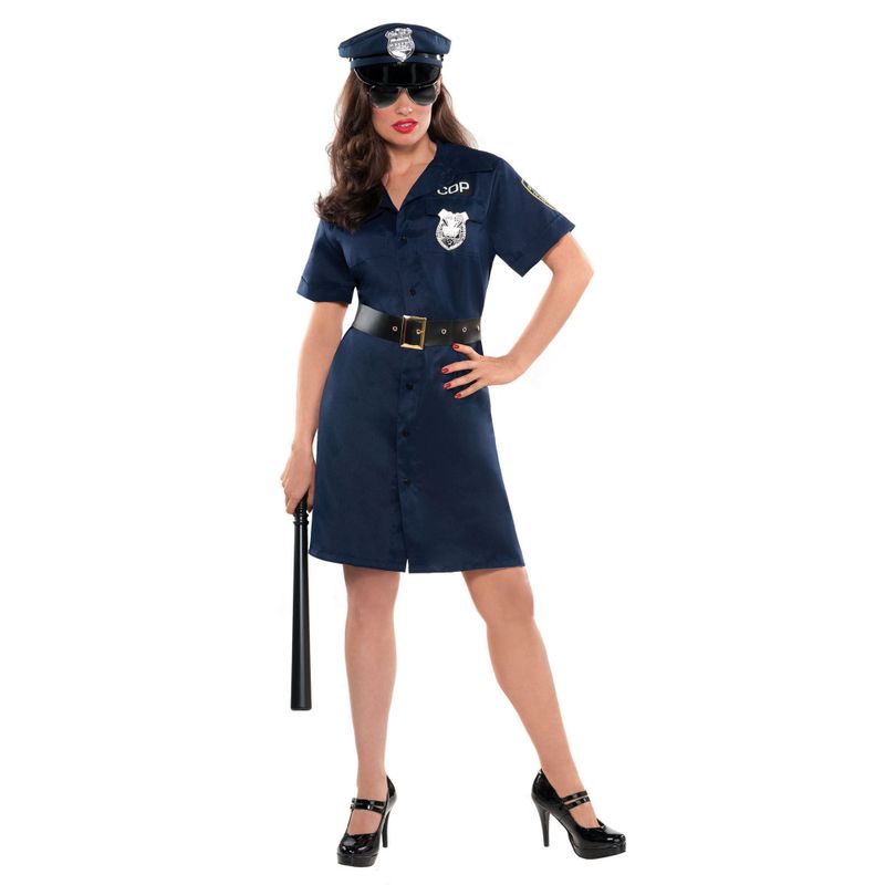 Costume robe de policière - Femme