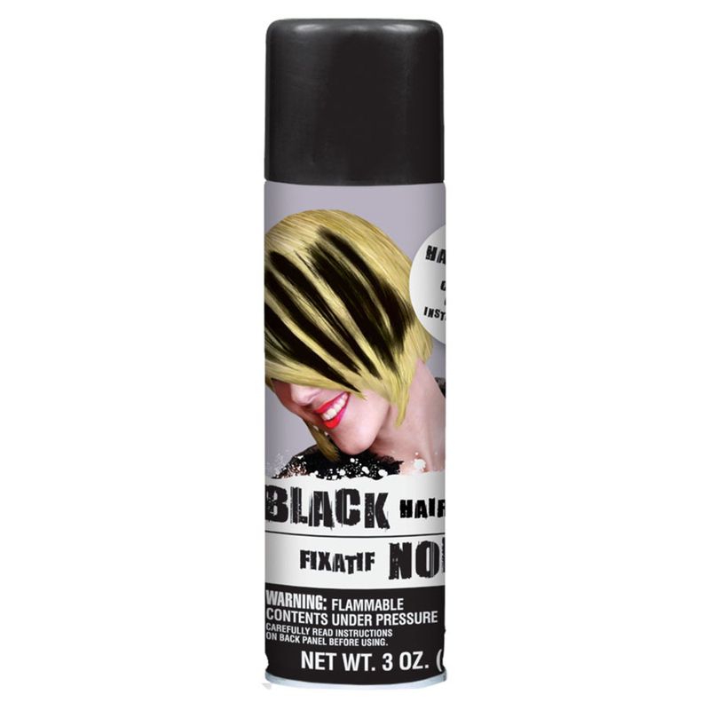 Laque pour cheveux (fixatif) - Noir