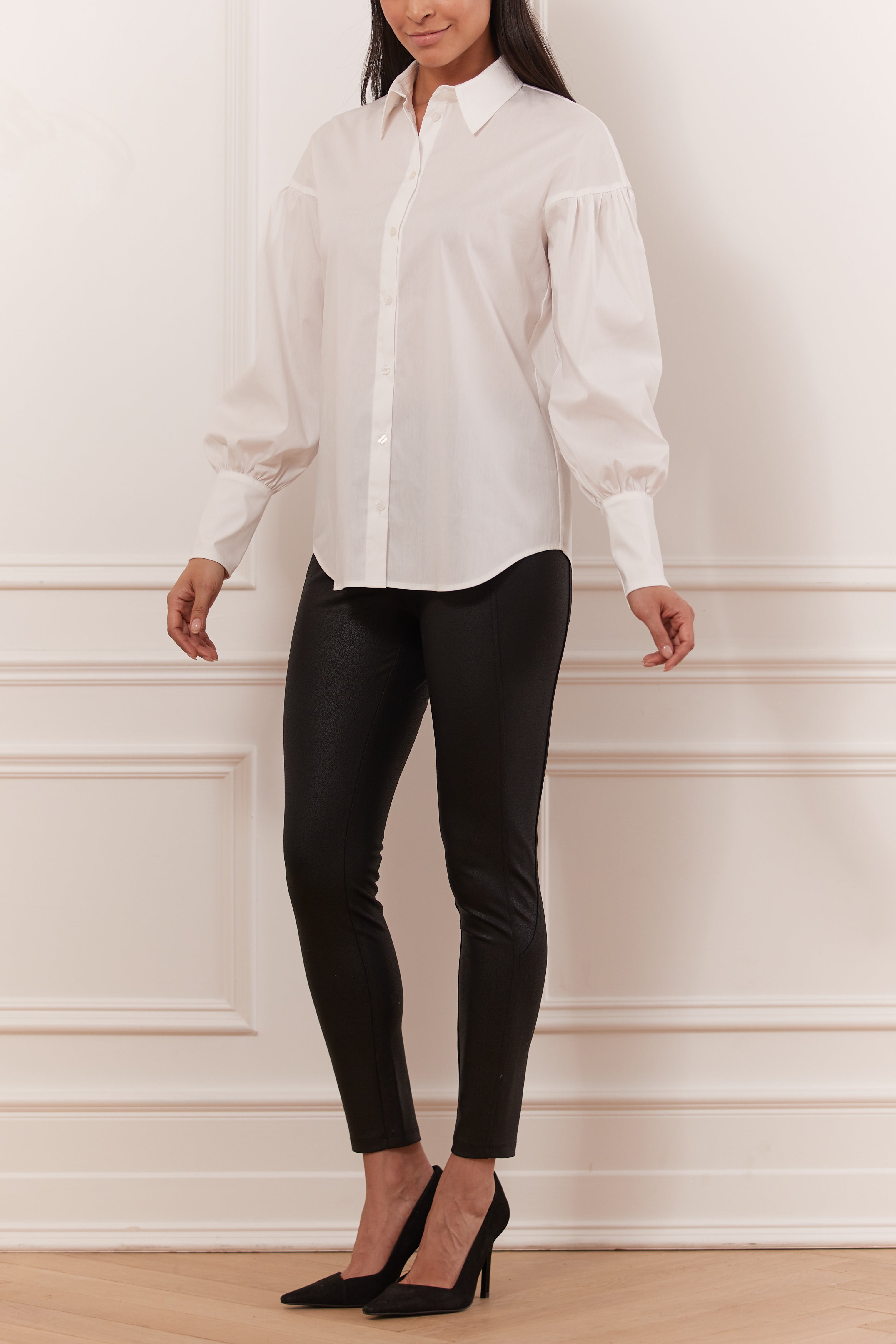 Chemise manche bouffante