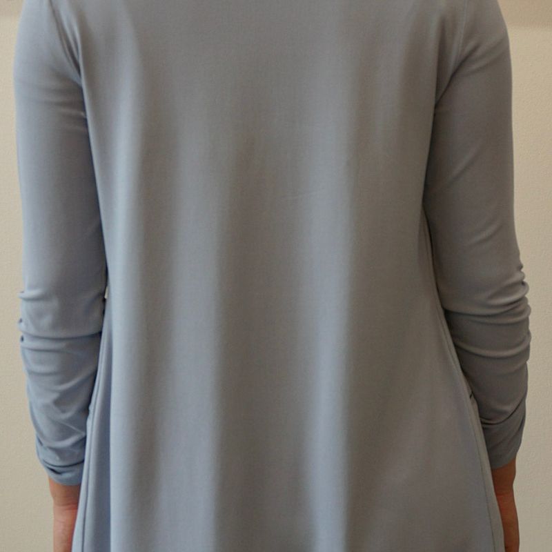 Single Button Jacket Ruched Sleeves