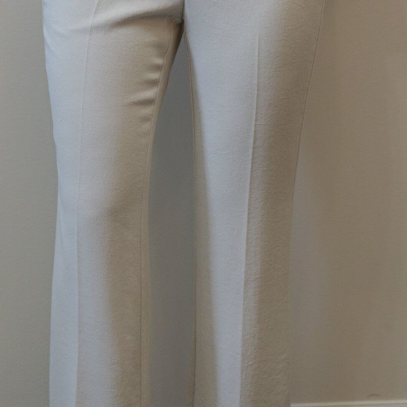 Stretch Crepe Pant Tone On Tone Side Stripe