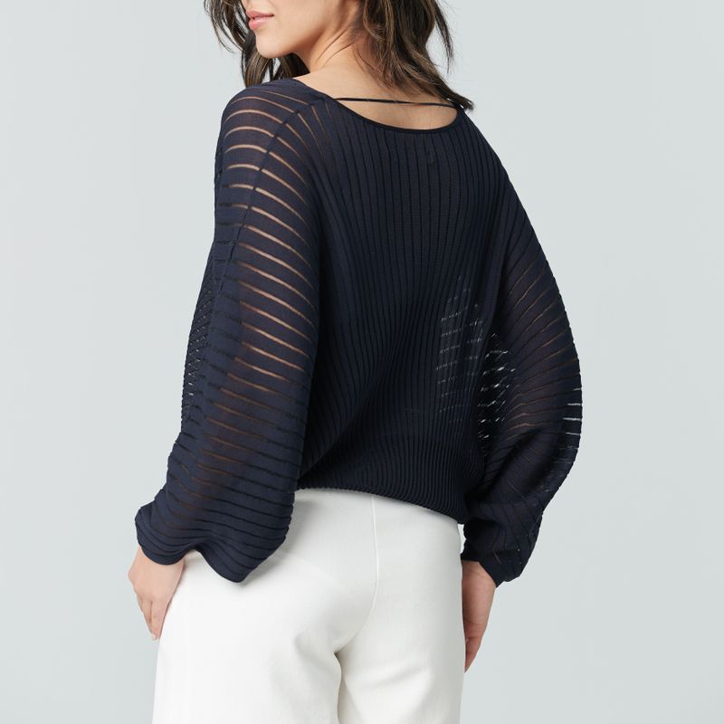 V neck top bat wing sleeve