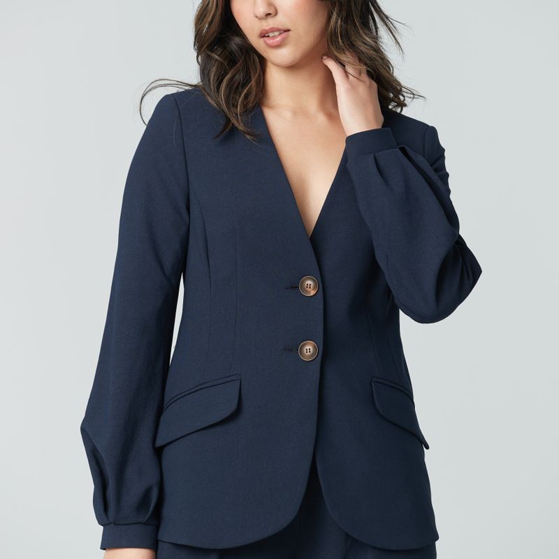 Jacket sans col