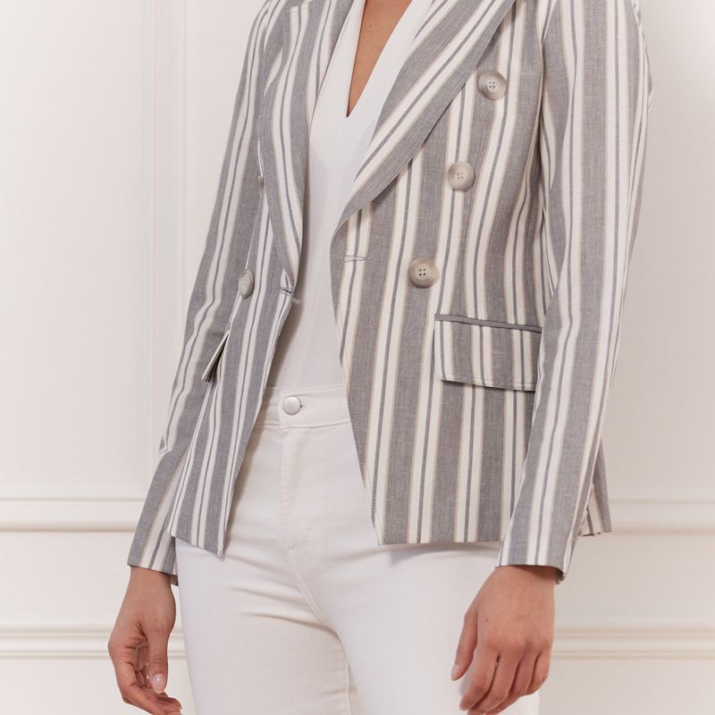 Linen Stripe Jacket