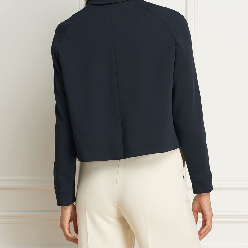 Buttoned crop jacket