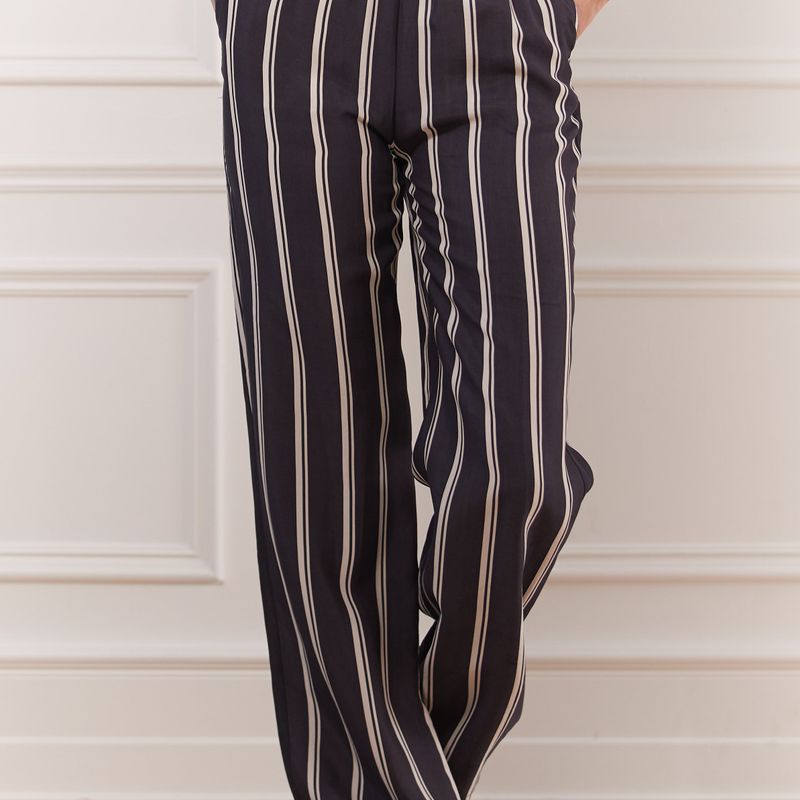 Striped Wide Leg Pant