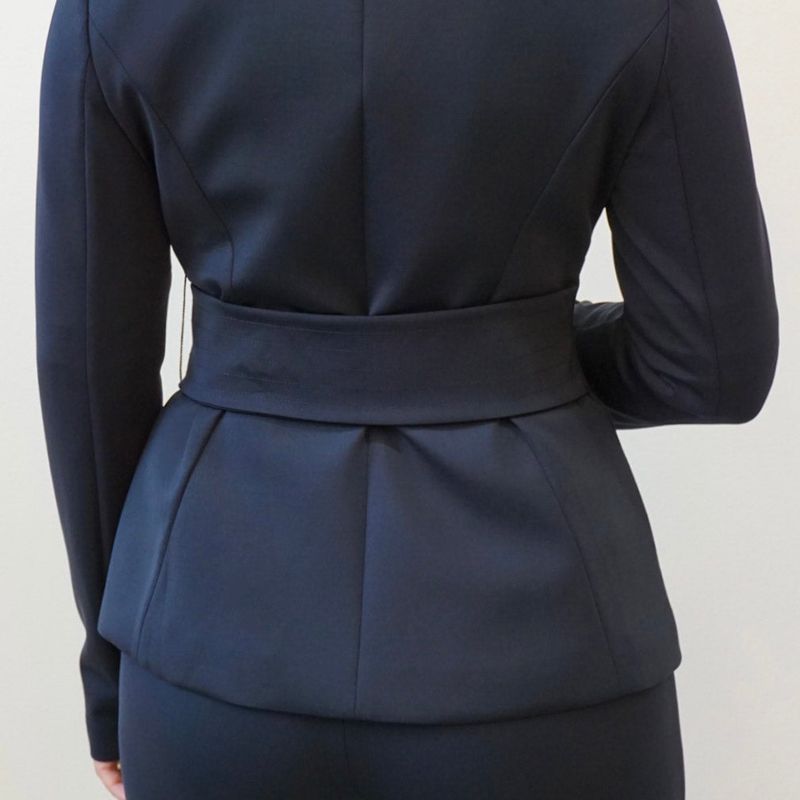 Open Jacket With Belt