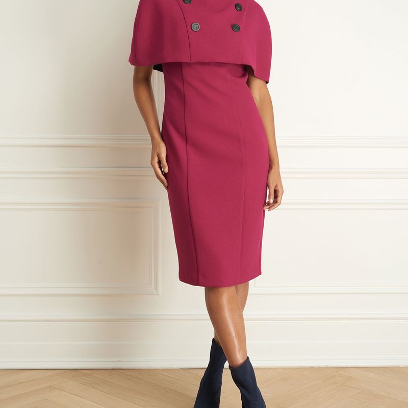 Basket Weave Robe Avec Cape