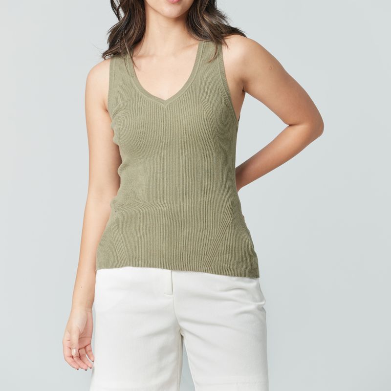 Basic V neck top
