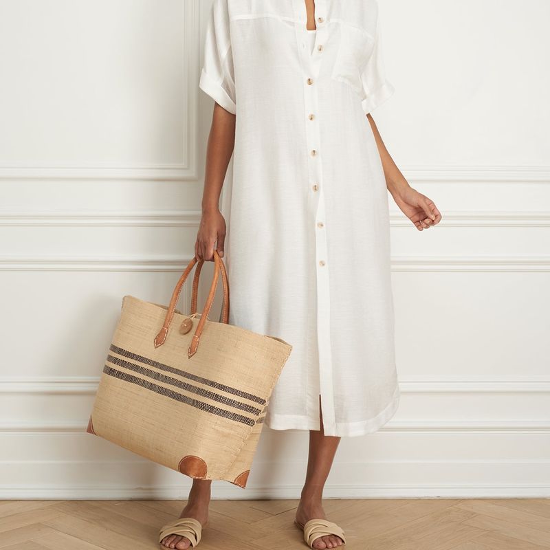 Maxi short sleeve dress