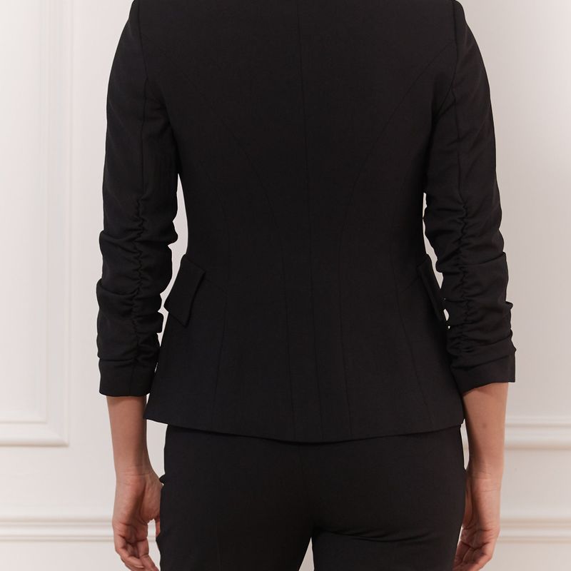 Black crepe blazer