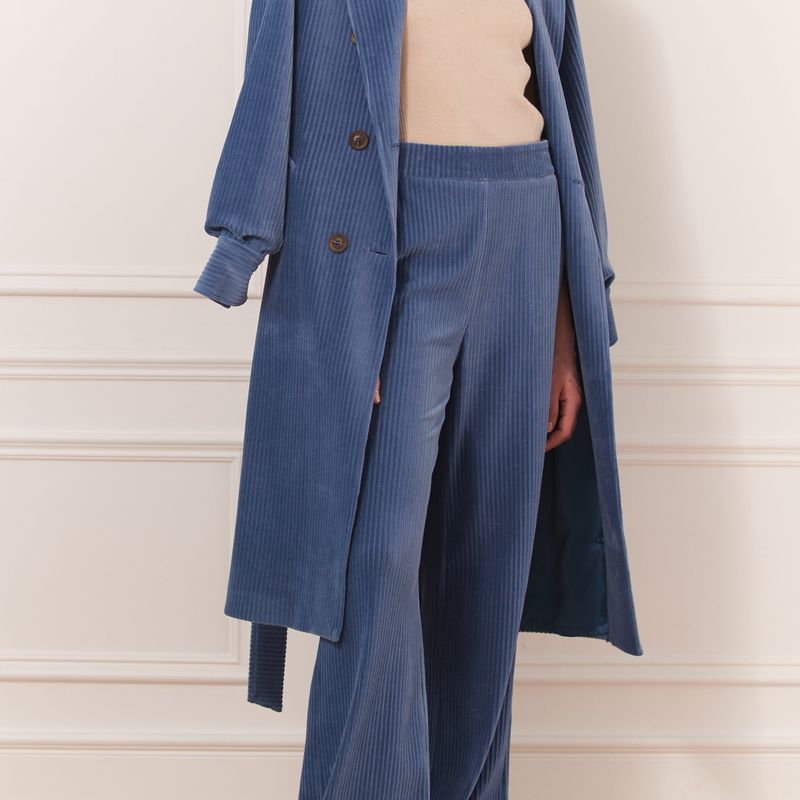 Corduroy straight leg pant