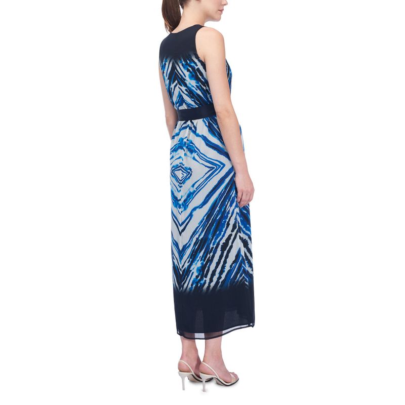 Azure Print Maxi Dress